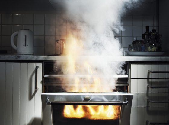 spalenizna w kuchni